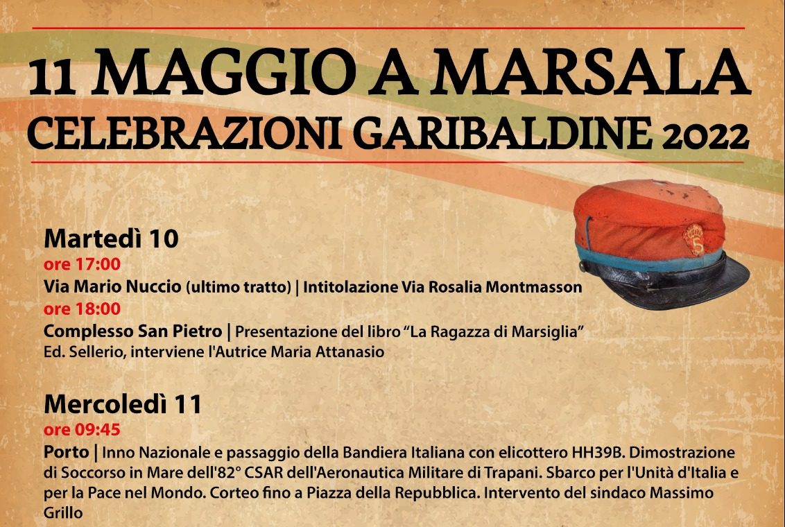 Celebrazioni garibaldine: quattro giorni di eventi a Marsala