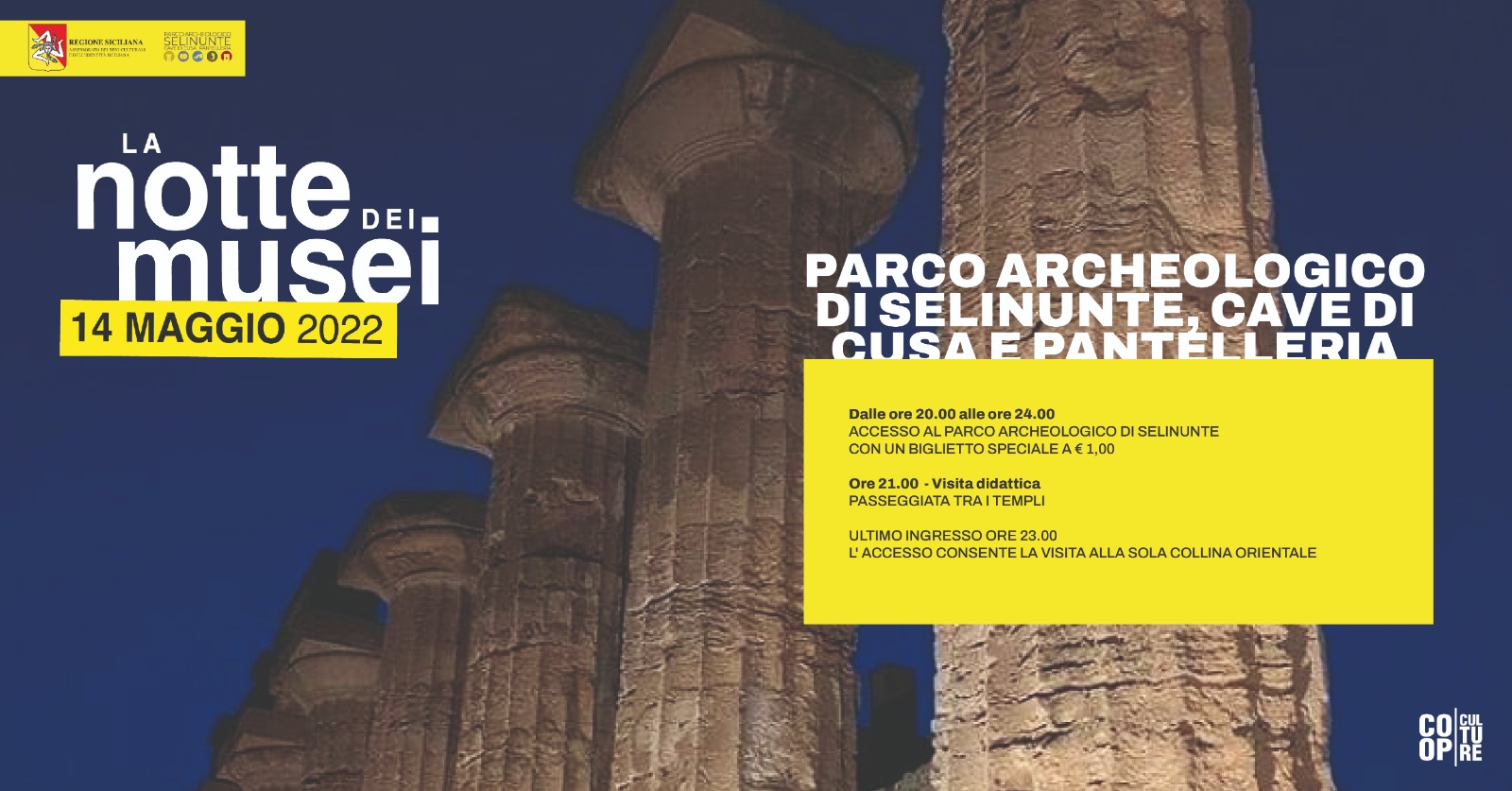 Parco di Selinunte e Museo del Satiro aperti per la Notte dei Musei