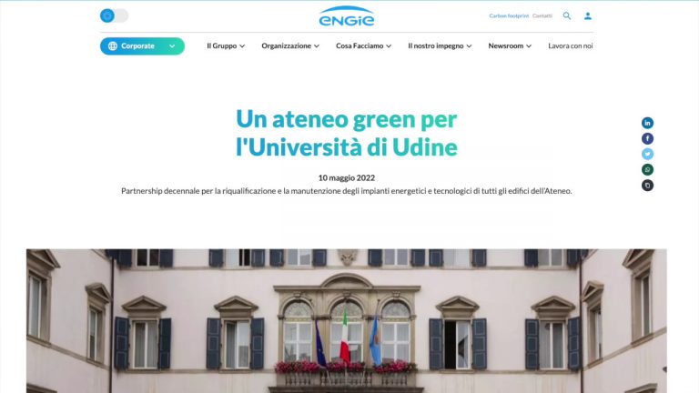 L’Università di Udine è sempre più green