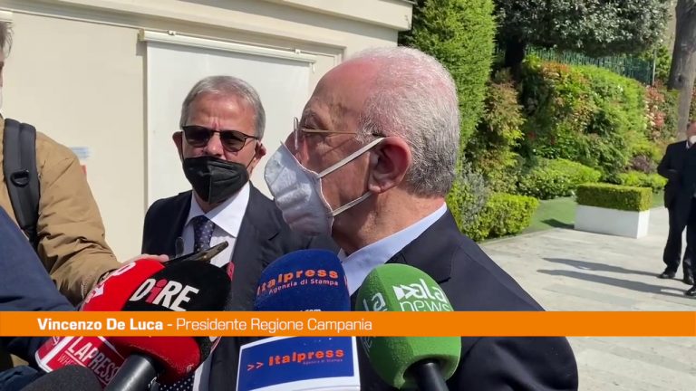 Superbonus, De Luca “Fondate le preoccupazioni di Draghi”