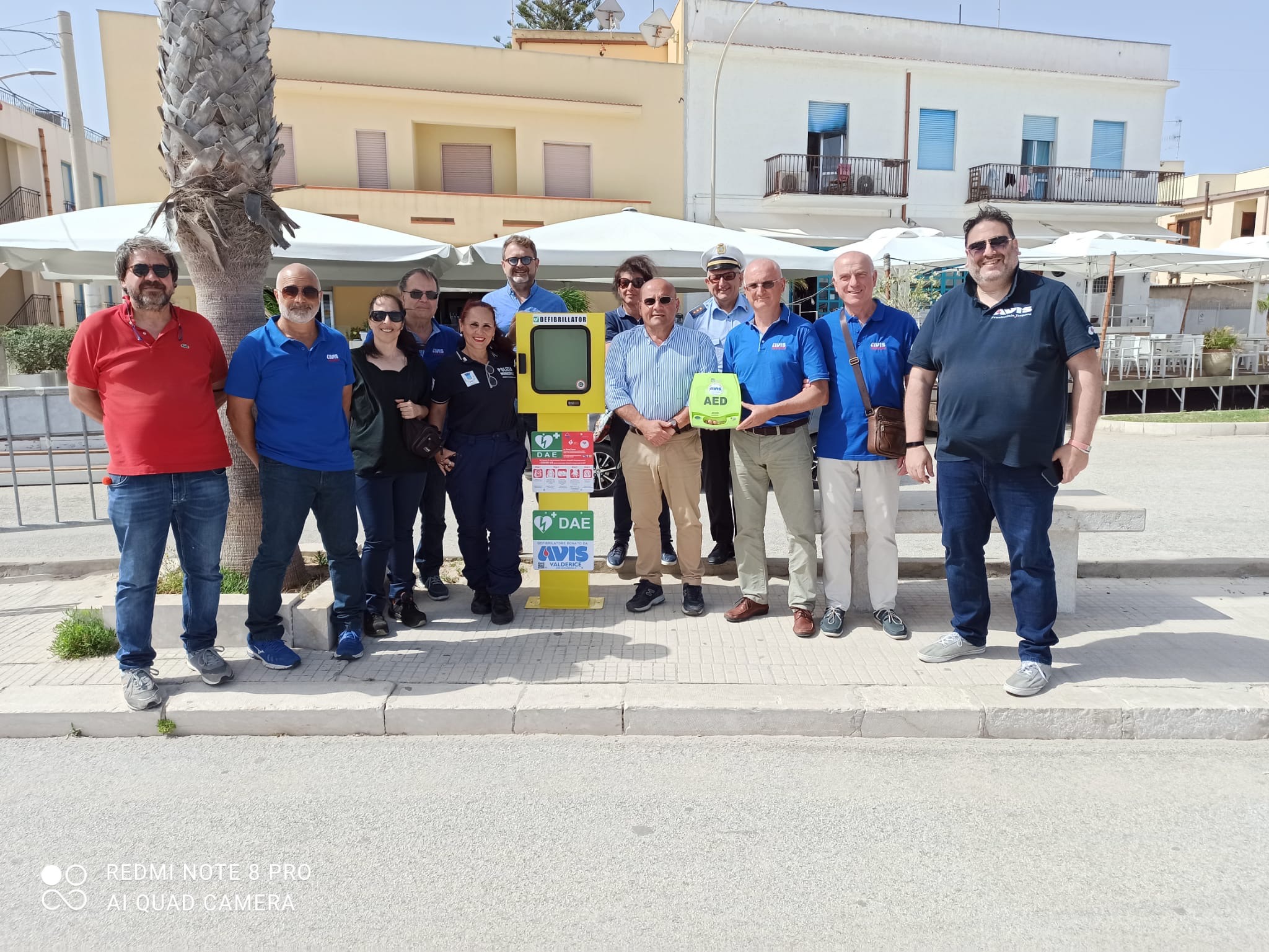 L’Avis Valderice dona defibrillatore semiautomatico al Comune di San Vito