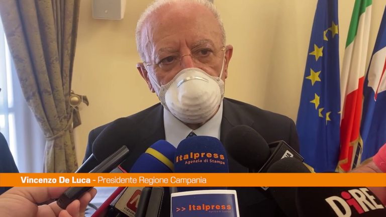 De Luca “Costituire una grande forza politica unitaria riformatrice”