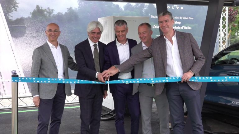 Volvo porta a Frosinone la rete ultrafast di ricarica