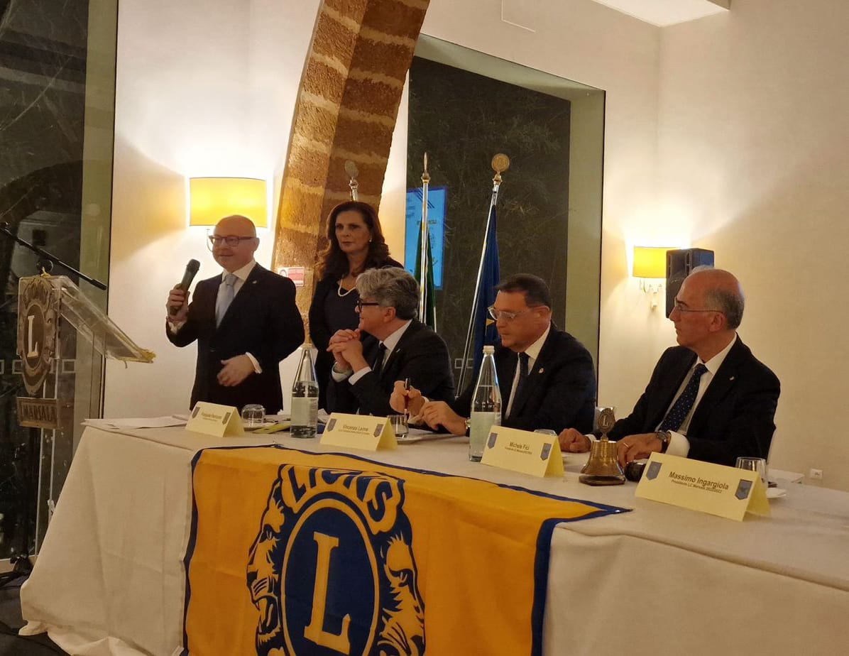 Passaggio di Campana al Lions Club Marsala: Massimo Ingargiola è il nuovo presidente