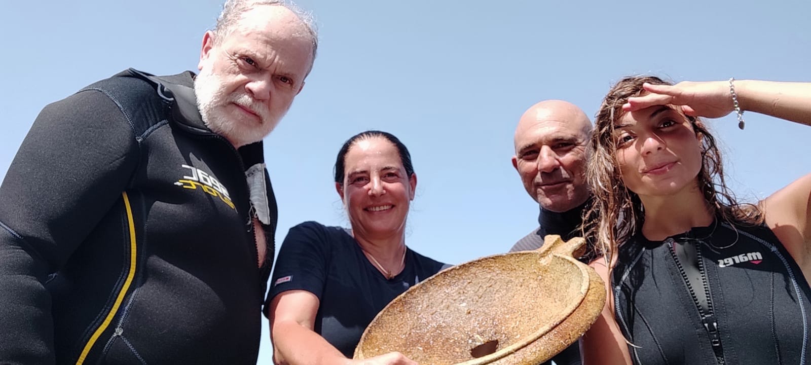 Bacile di ceramica di epoca Greco – romana è stato recuperato in mare