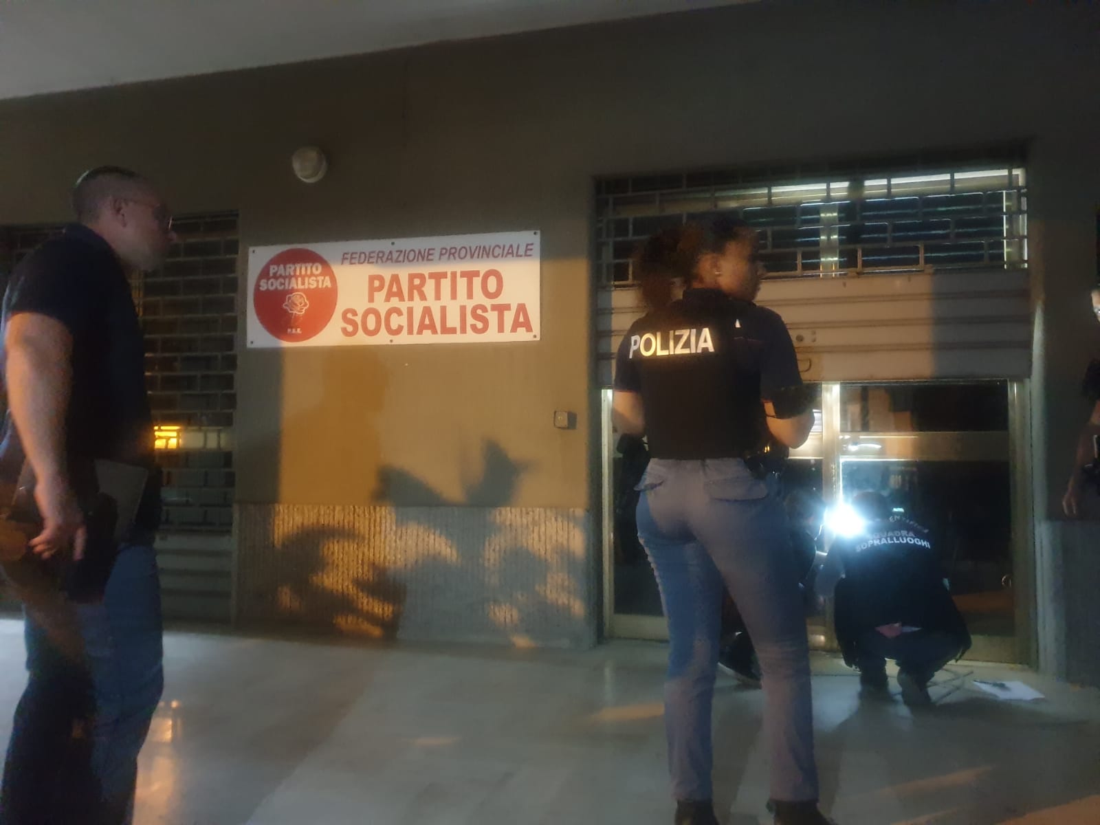 Erice: vandali nella sede del PSI, è il secondo ad un partito che sostiene Oddo
