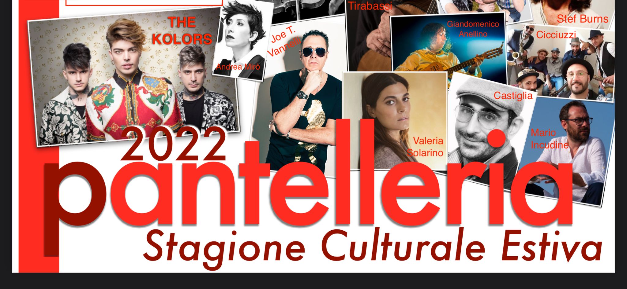 Pantelleria presenta la Stagione Culturale Estiva 2022