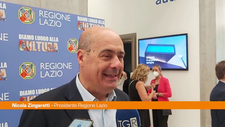 Zingaretti “La Regione Lazio ha ridato vita a luoghi cultura”