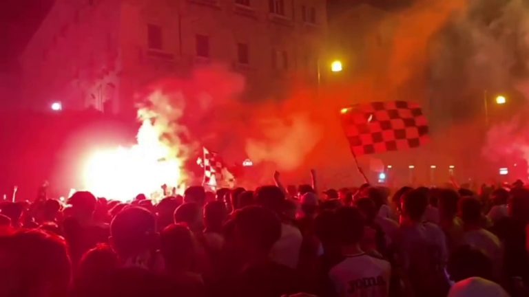 Palermo in festa per la promozione