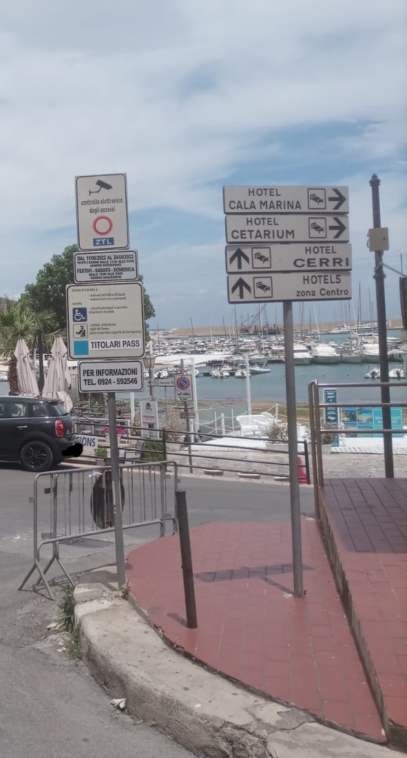 Castellammare: a Cala Marina torna la Ztl