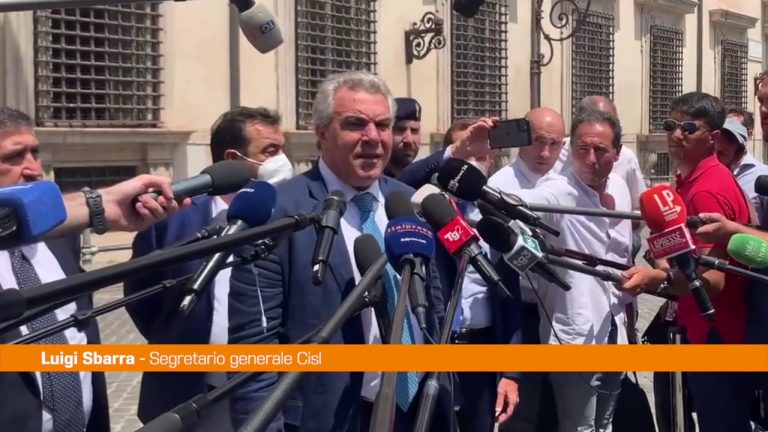 Sbarra “Incontro con Governo positivo”