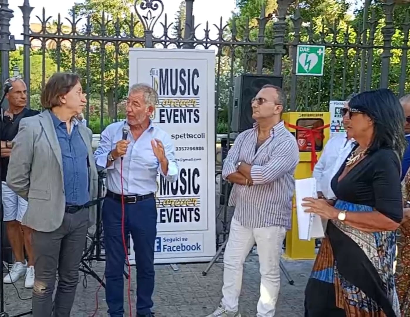 Music Forever Events dona defibrillatore alla Città di Trapani