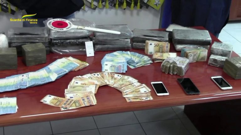 Verona, smantellata da Gdf organizzazione trafficanti droga