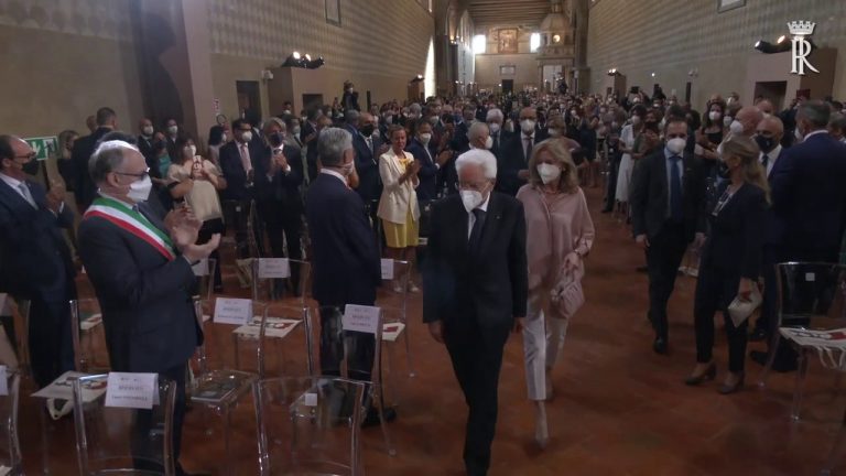 Mattarella all’inaugurazione del restauro delle Corsie Sistine