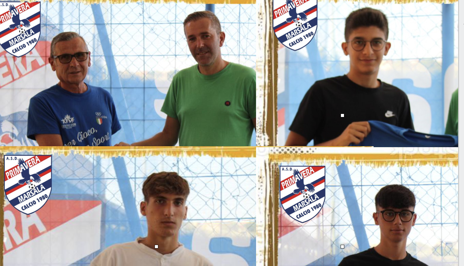 Tre giovani della Primavera Marsala passano in prima squadra e arriva un educatore CONI