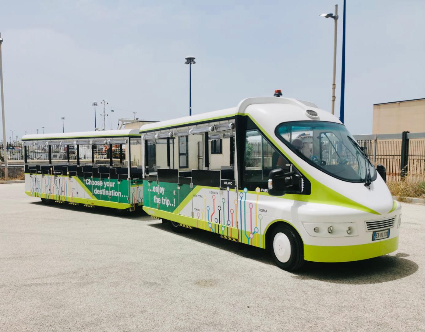 A Mazara entra in servizio il trenino turistico