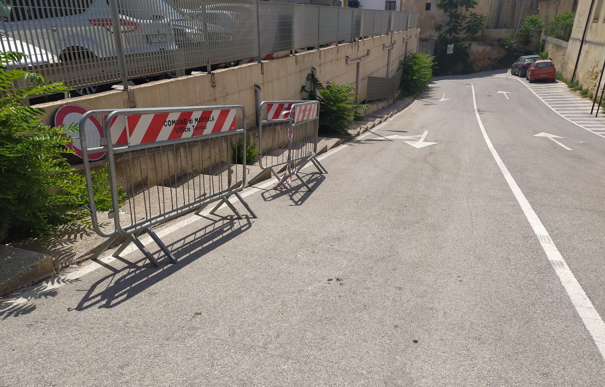 Marsala: dopo più un mese arriva il divieto nel sotterraneo del parcheggio di via Omodei