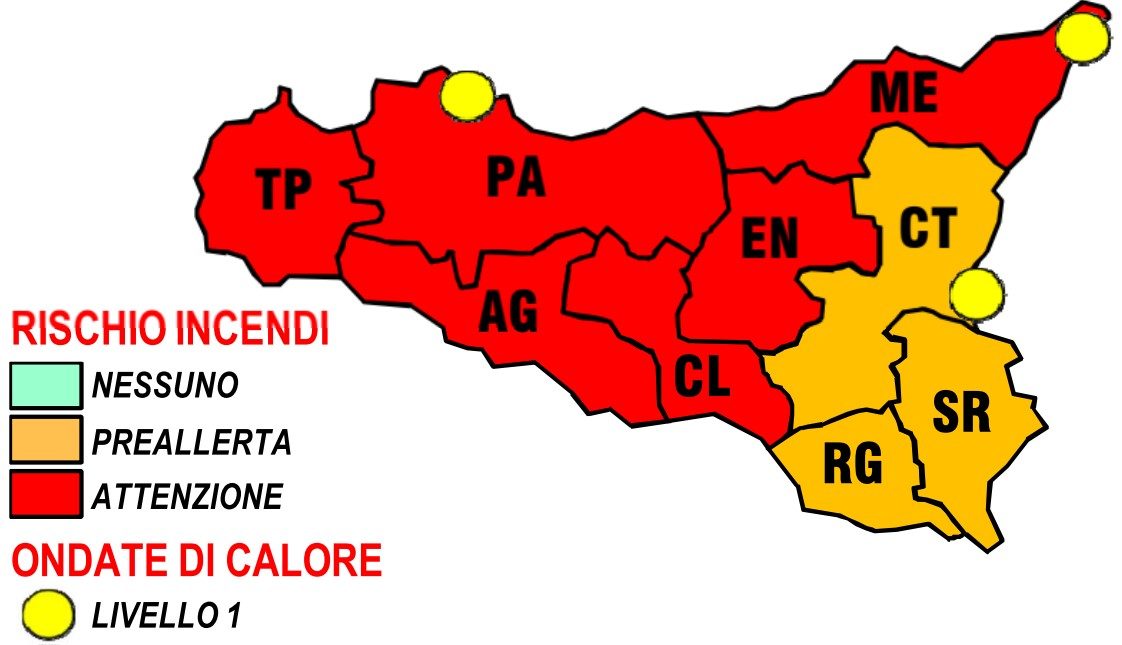 Nel Mediterraneo arriva “Apocalisse”: allerta rossa in quasi tutta la Sicilia