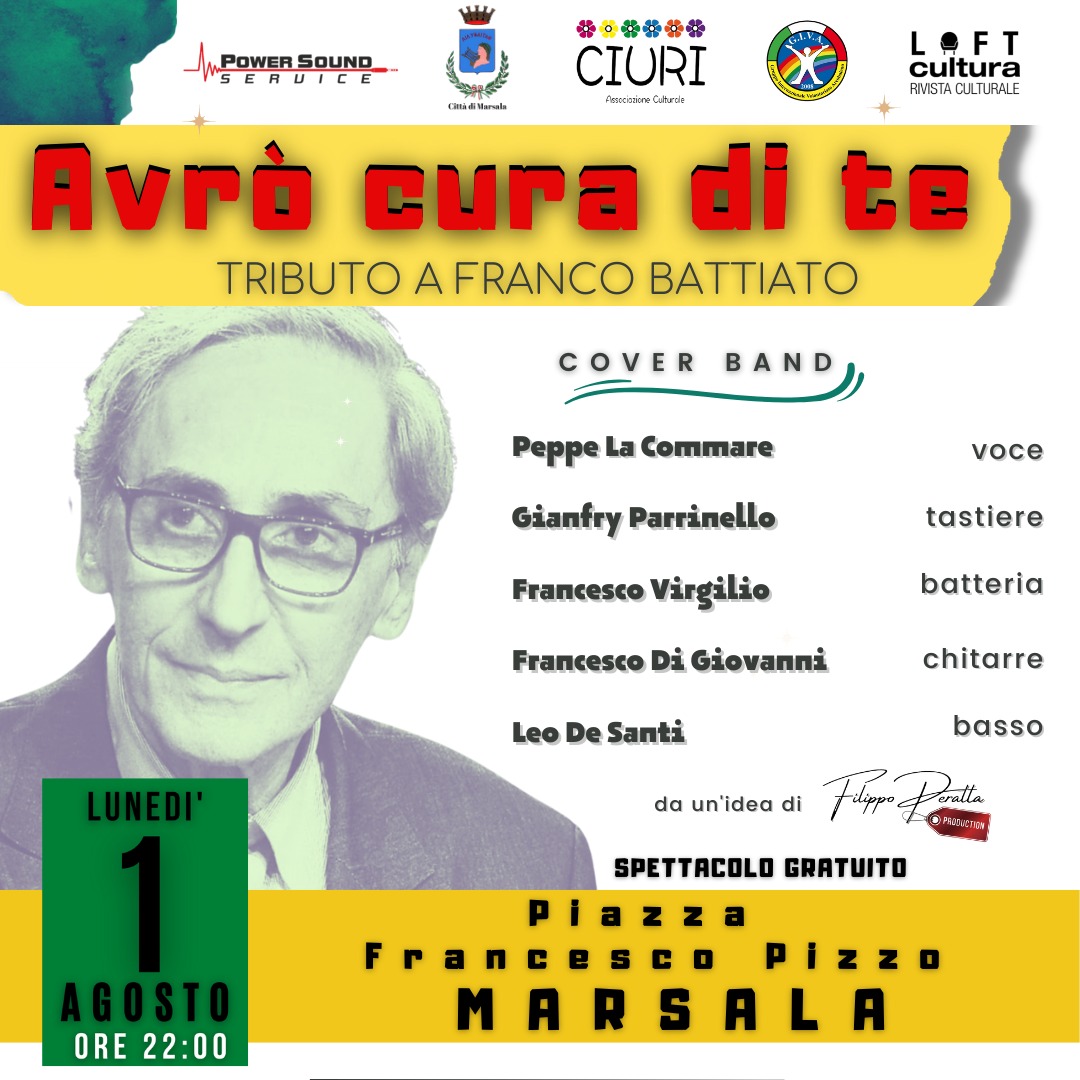 “Avrò cura di te”, a Marsala il concerto-tributo a Franco Battiato