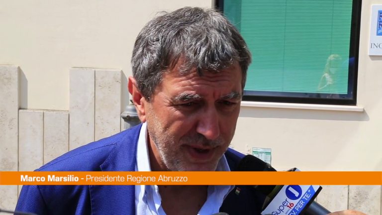 Marsilio “Consegneremo un nuovo Abruzzo per sistema idrico”