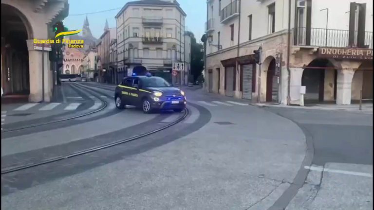Operazione Fiamme Gialle a Padova contro spaccio e gioco d’azzardo