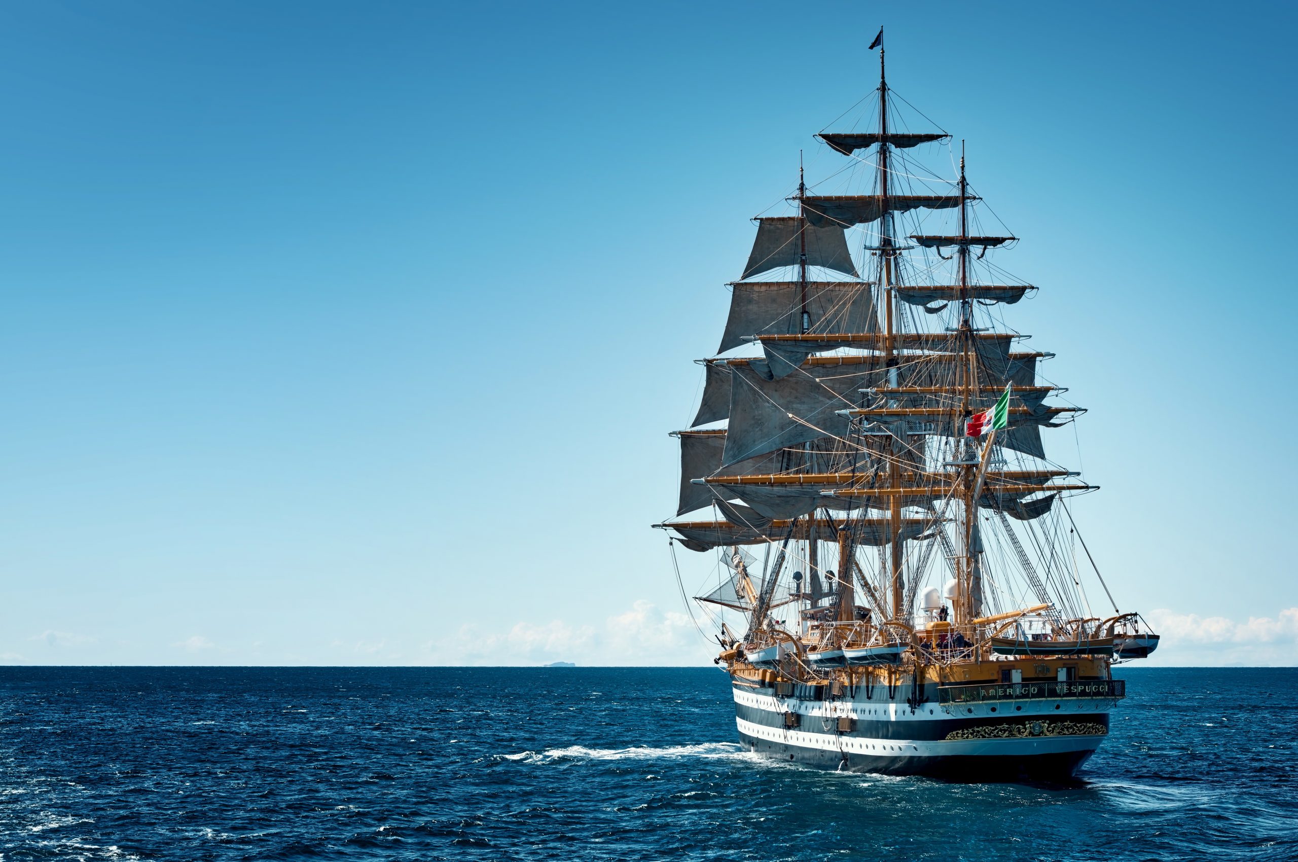 Dopo 6 anni torna a Trapani la nave scuola Amerigo Vespucci