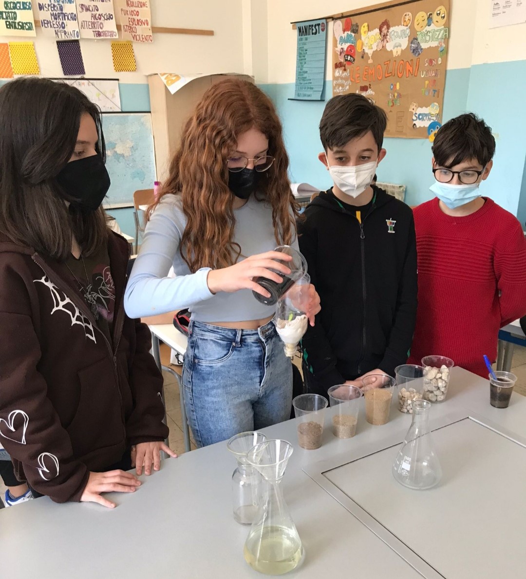 Erasmus+ al “De Stefano” di Erice, realizzato un filtro naturale per la depurazione dell’acqua