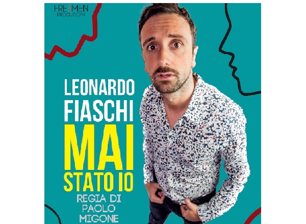 “Mai stato io”, lo spettacolo di Leonardo Fiaschi al Teatro On Nino Croce di Valderice
