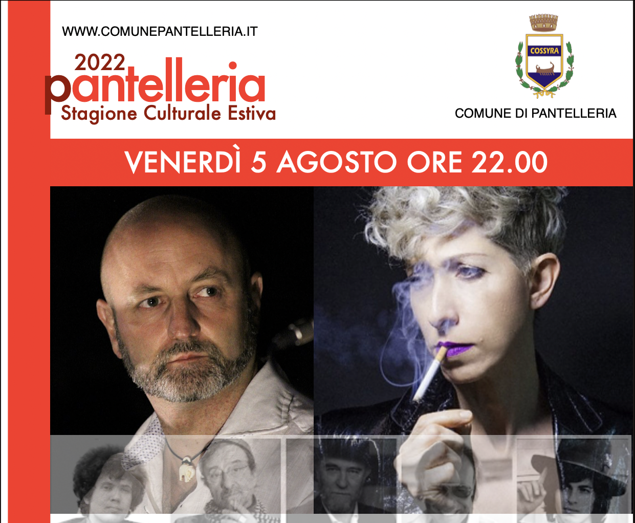 A Pantelleria gli eventi dal 4 al 7 agosto: Paolo Talanca racconta la canzone d’autore