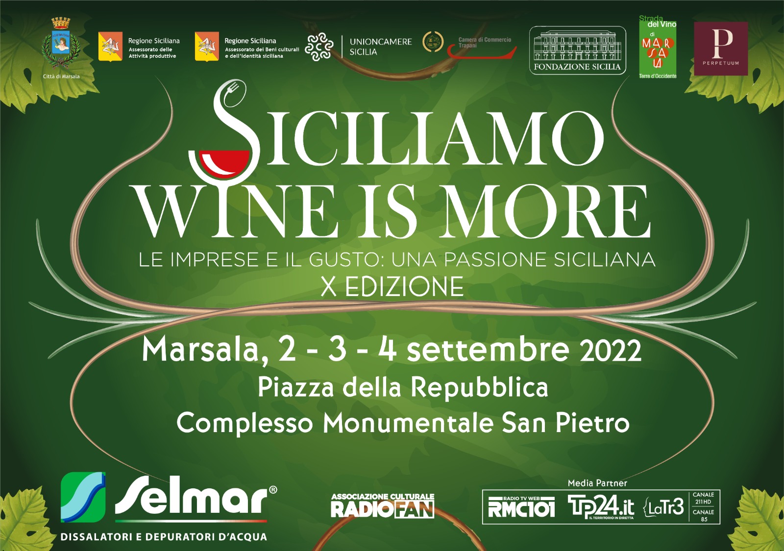 Torna Siciliamo, la rassegna culturale, enogastronomica e di promozione del territorio della Camera di Commercio di Trapani e Unioncamere Sicilia
