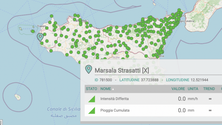 Sicilia, conclusi i lavori alla rete stazioni di monitoraggio degli eventi meteorologici