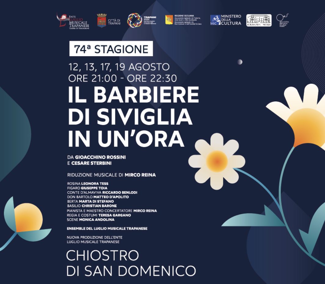 Trapani: al Chiostro San Domenico “Il Barbiere di Siviglia in un’ora”