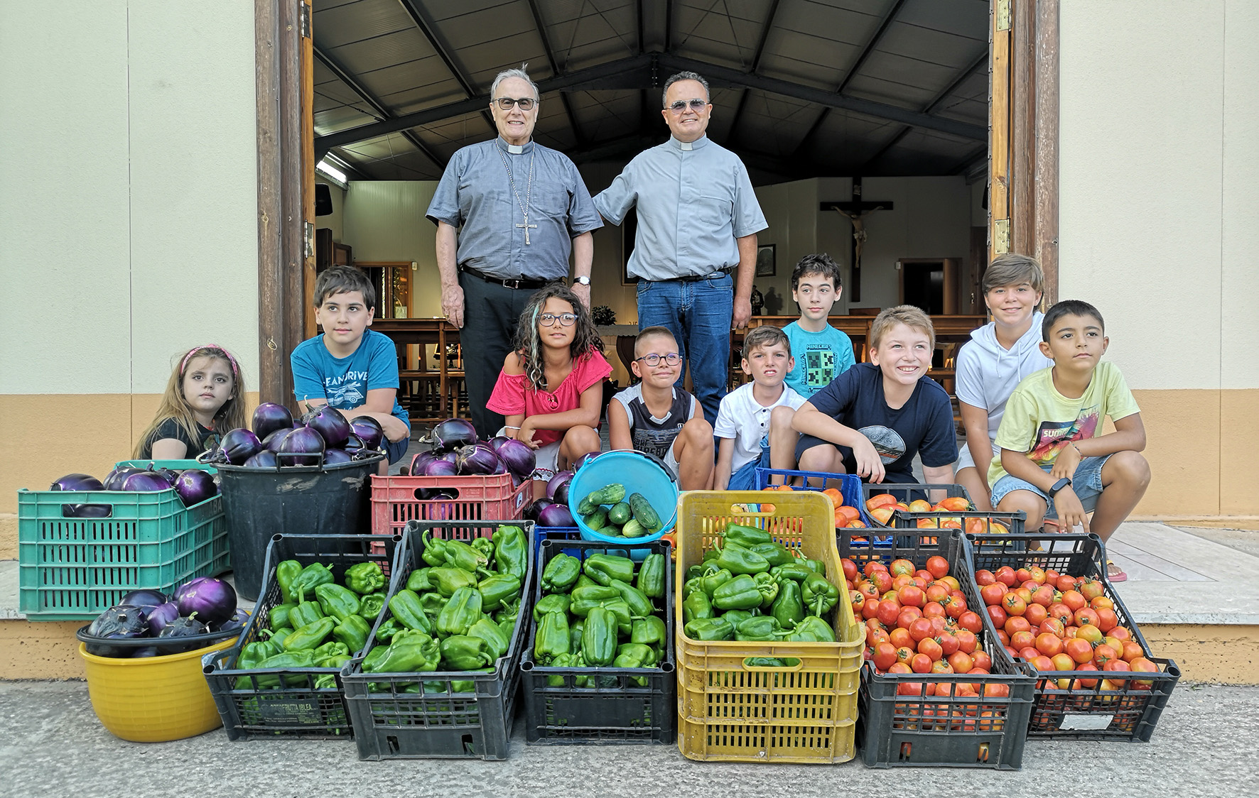 Raccolta pro-caritas nell’orto sociale della Parrocchia di Torretta Granitola