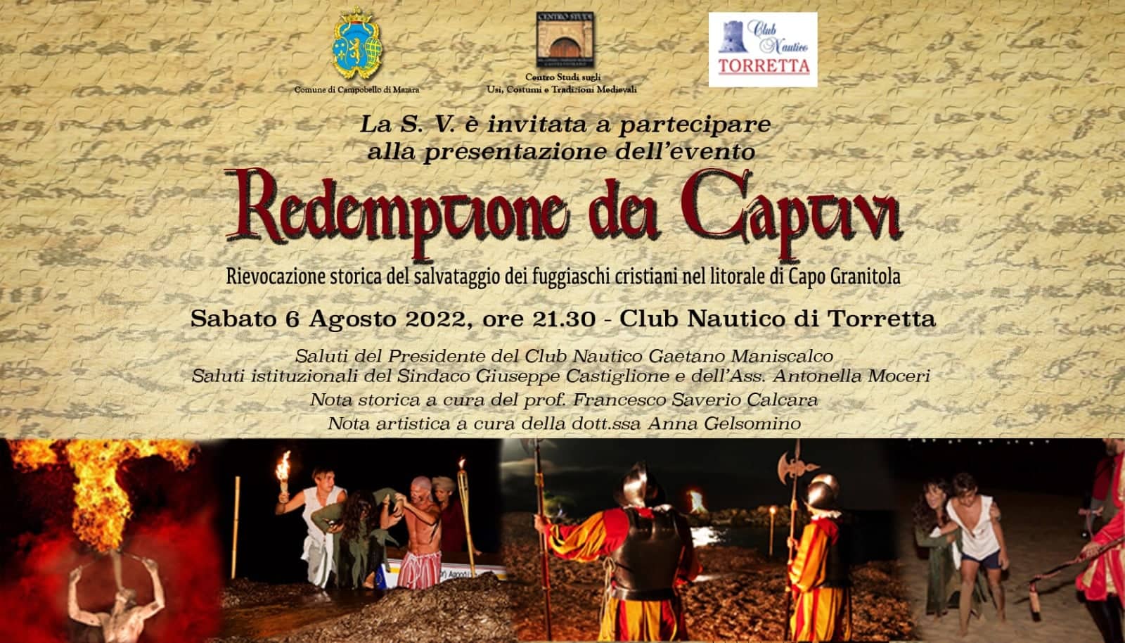“Amunì”, a Campobello eventi e ‘Carnevale estivo’