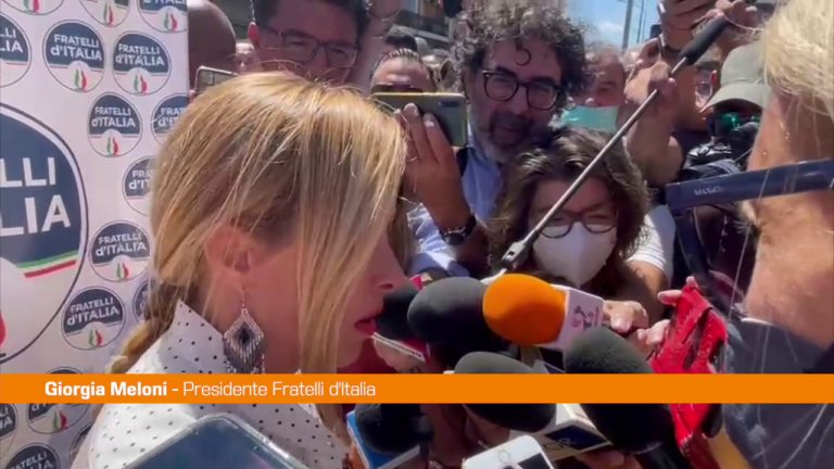 Meloni “In Sicilia il centrodestra si compatta su Renato Schifani”