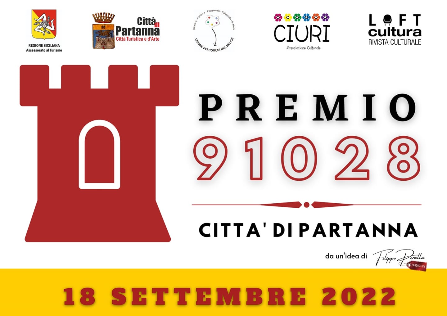 Rinviata al 18 settembre la I^ edizione del Premio 91028 Città di Partanna