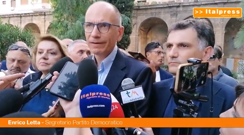 Regionali Sicilia, Letta apre la campagna elettorale del centrosinistra