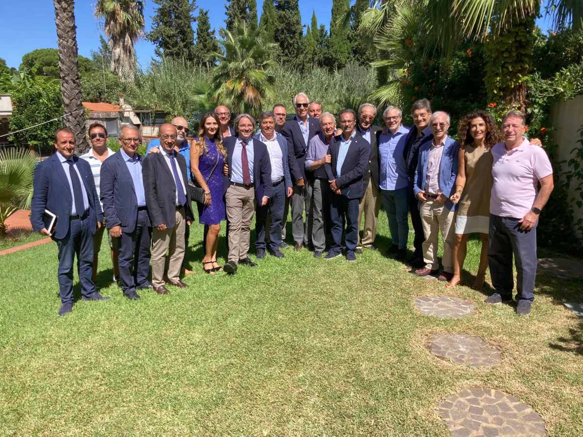 Malagò e D’Antoni in visita all’Ordine dei giornalisti Sicilia