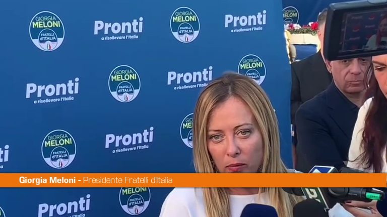 Elezioni, Meloni “Voglio battere gli avversari, non gli alleati”
