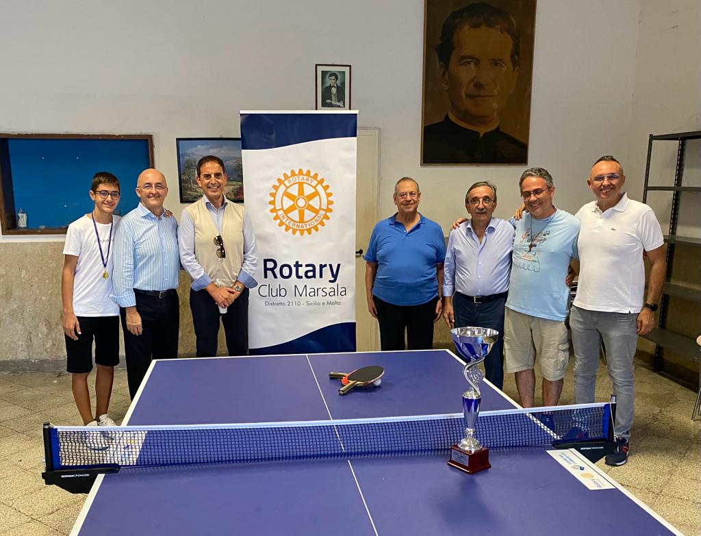 Torneo di ping pong rotariano per celebrare l’oratorio dei Salesiani marsalesi