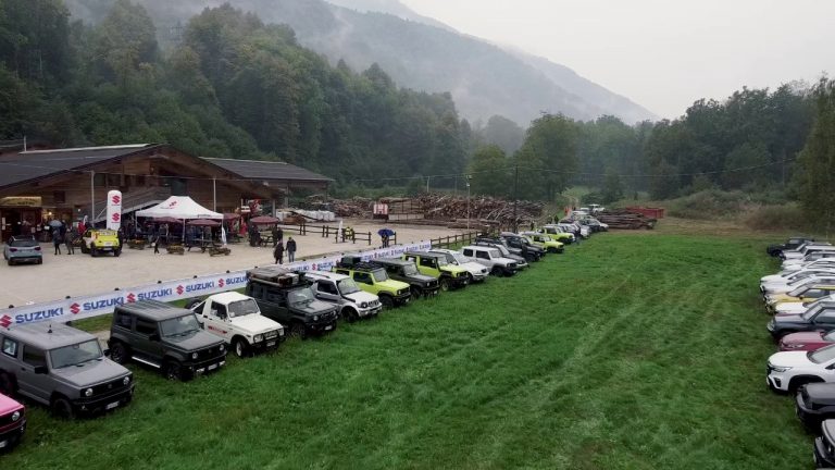 Suzuki 4×4, tra pioggia e fango ai piedi del Monviso