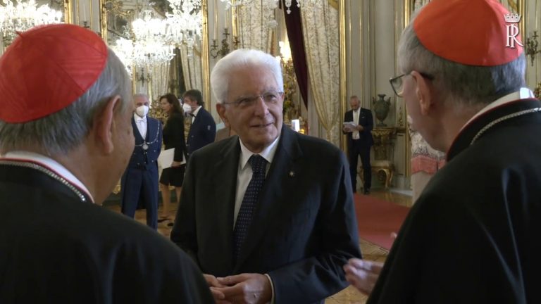 Mattarella incontra i nuovi cardinali italiani