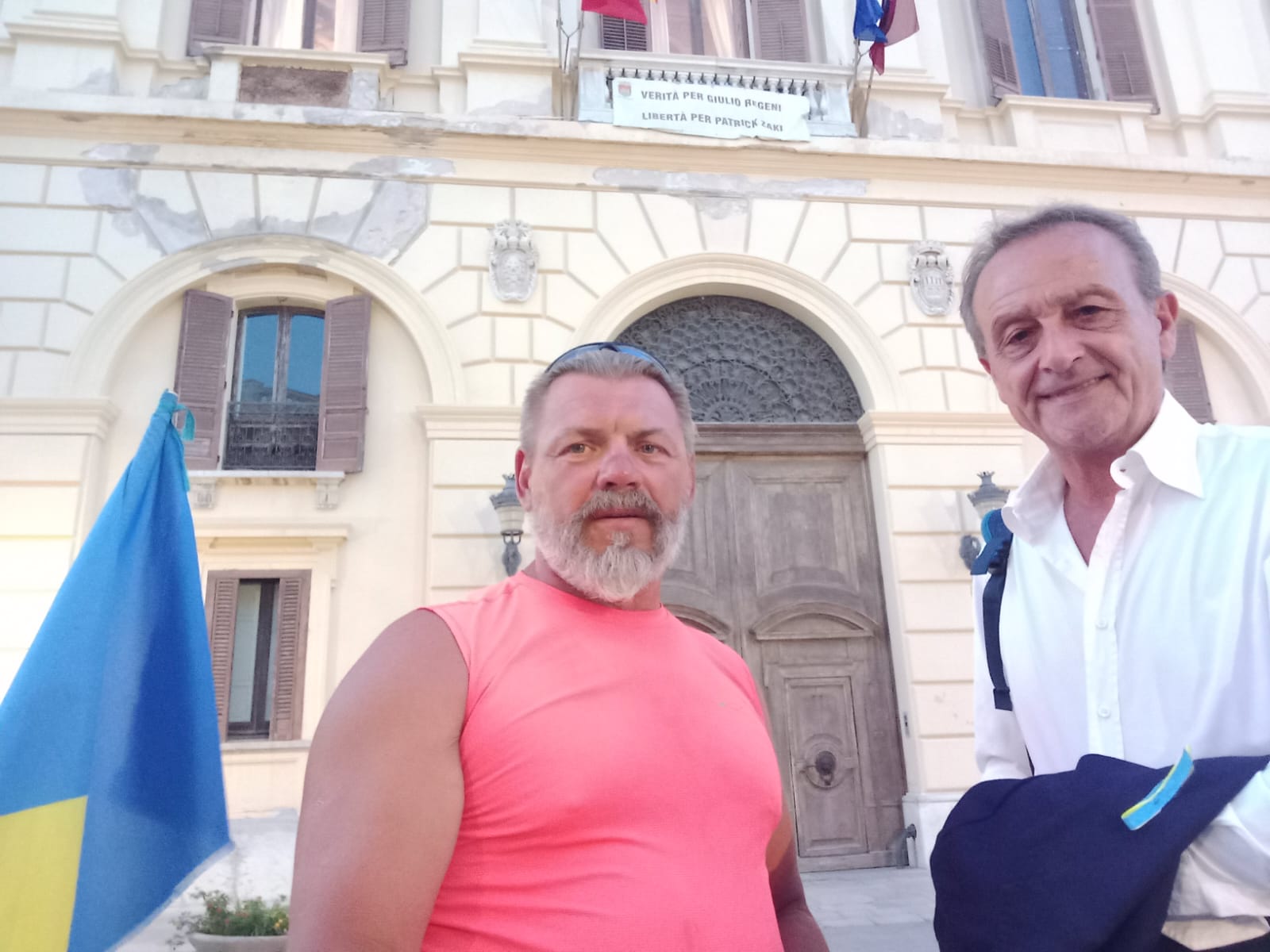 No alla Guerra, ucraino in bici gira l’Italia e approda a Trapani