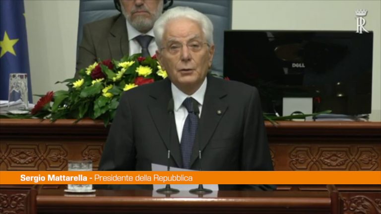 Mattarella “Putin ha riportato in Europa l’incubo della guerra”
