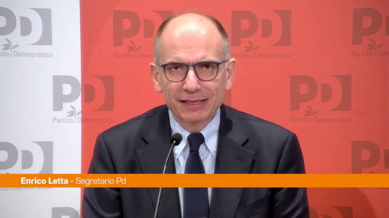 Letta “La destra non sia ambigua sui vaccini”