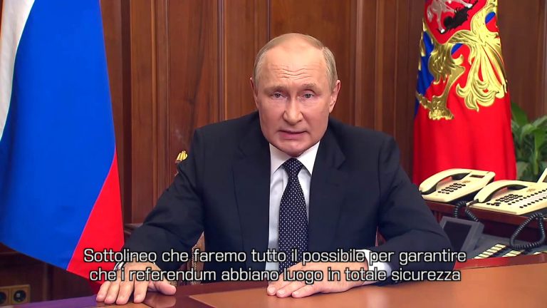 Ucraina, Putin “Appoggeremo le decisioni prese con i referendum”