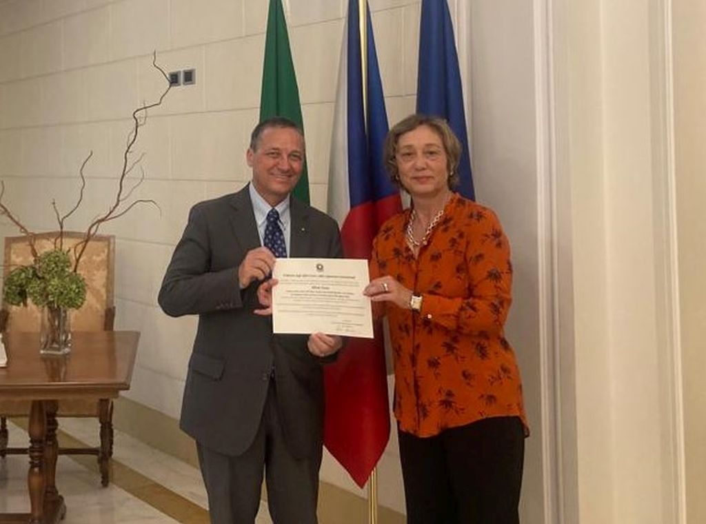 Alfredo Nocera nominato Console Onorario Repubblica Ceca in Sicilia