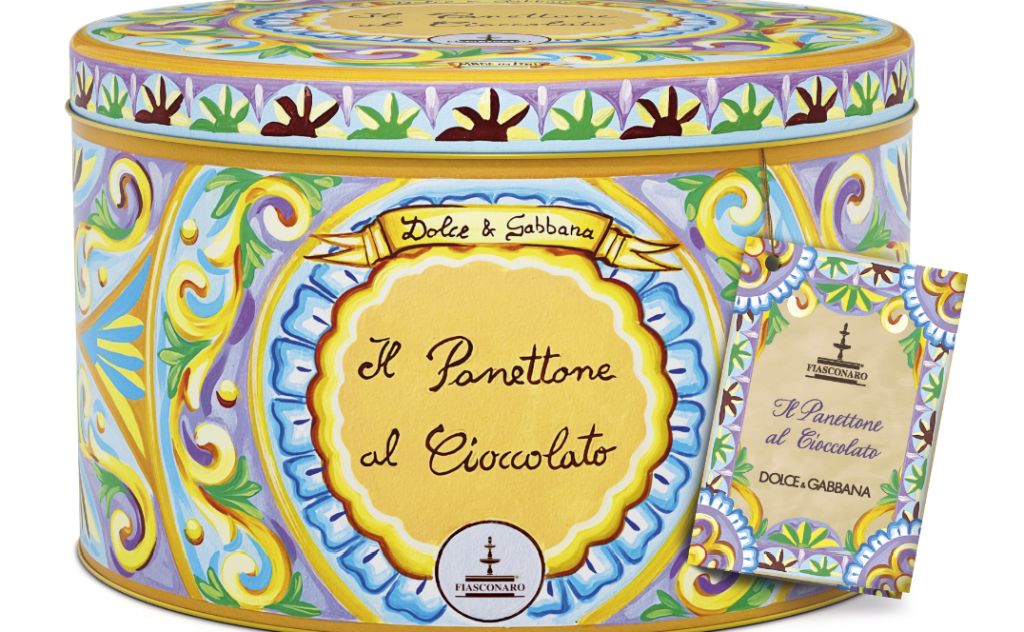 A Natale panettone al cioccolato e torroncini Fiasconaro-Dolce&gabbana