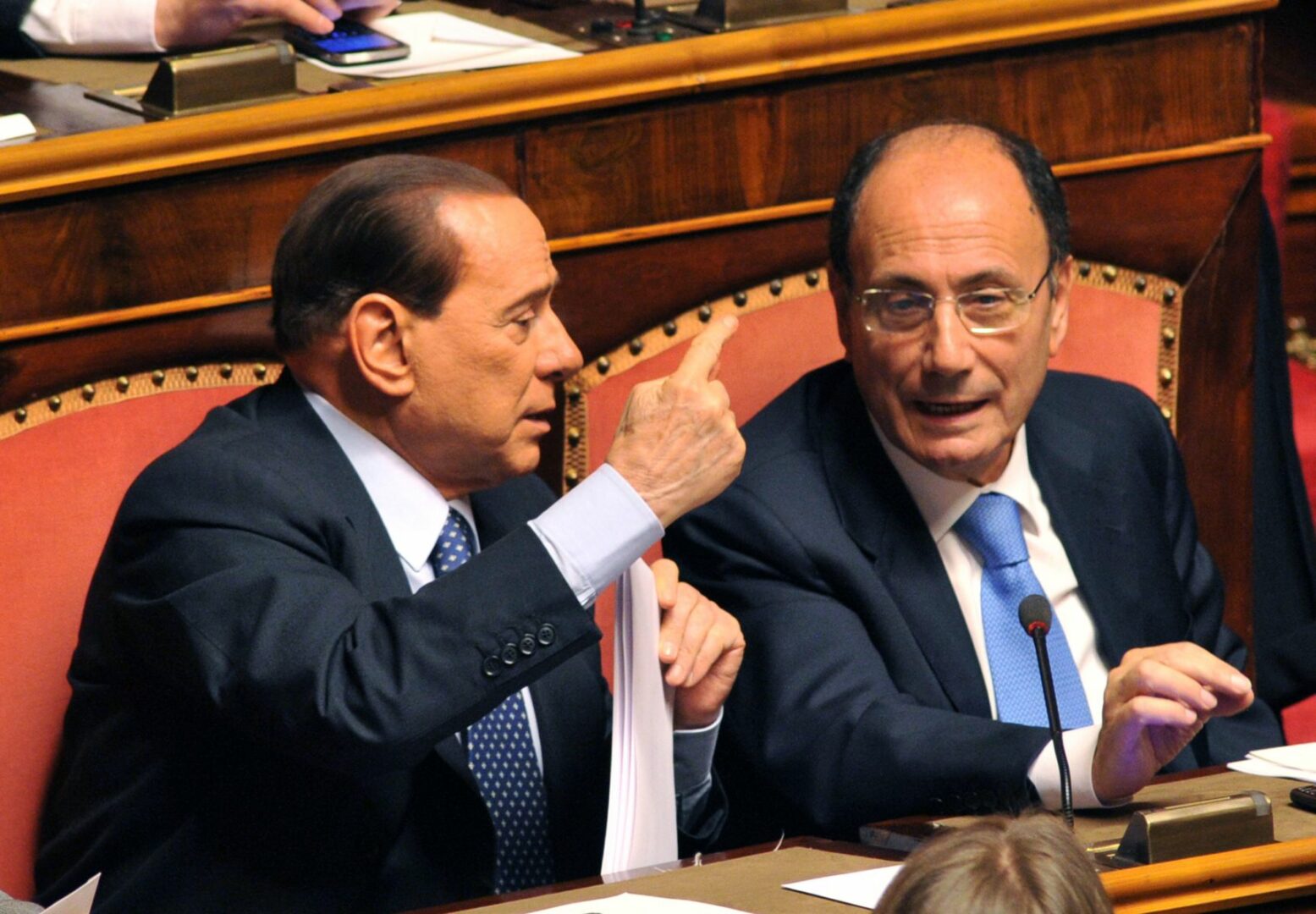 Telefonata di buon lavoro di Berlusconi a Schifani
