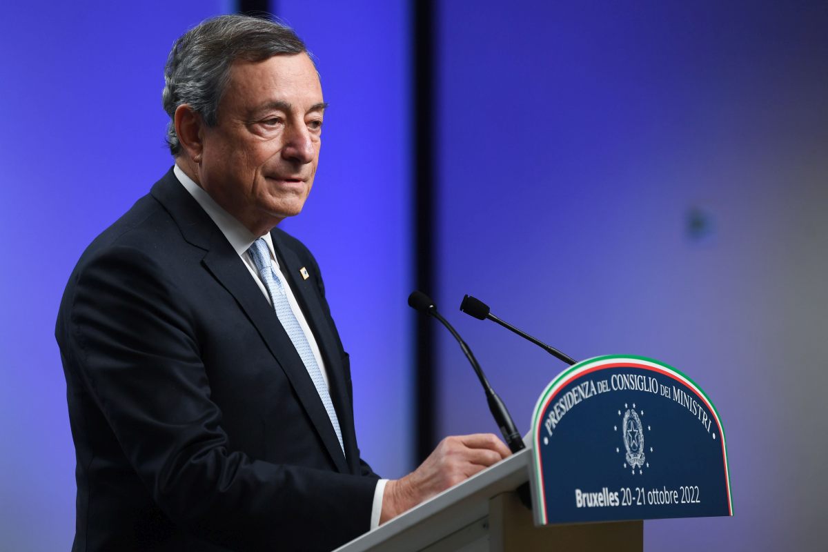 Gas, Draghi “Il Consiglio Ue ha accolto tutte le proposte italiane”